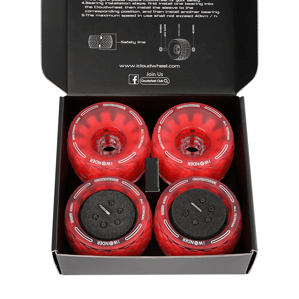 CLOUDWHEEL Donut Hub Motor Sleeve Urban All Terrain Off Road Electric Skateboard Wheels