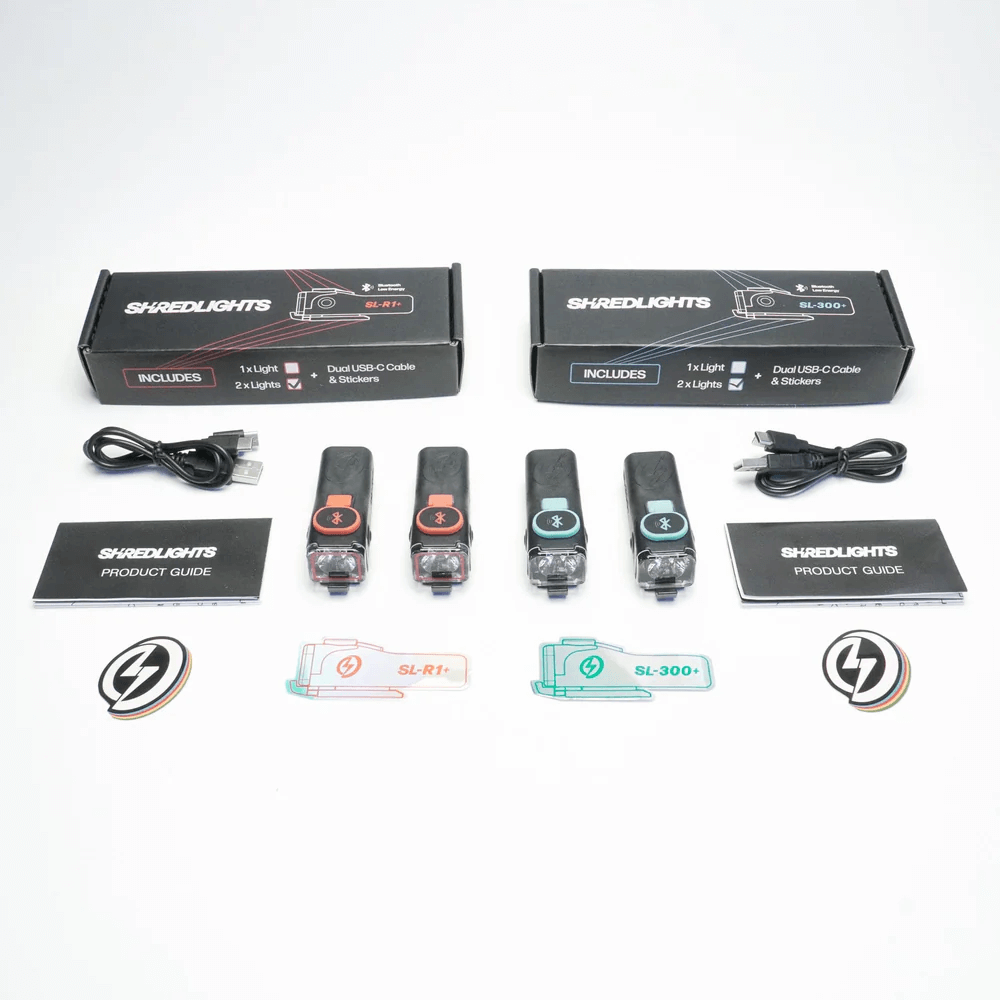 SL-300+ HEADLIGHTS & SL-R1+ BRAKE LIGHTS SKATEBOARD BUNDLE