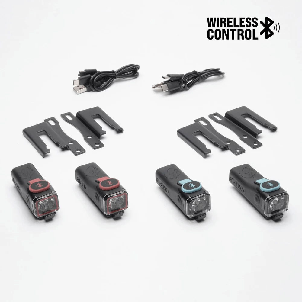 Shredlights SL-300+ HEADLIGHTS & SL-R1+ BRAKE LIGHTS SKATEBOARD BUNDLE