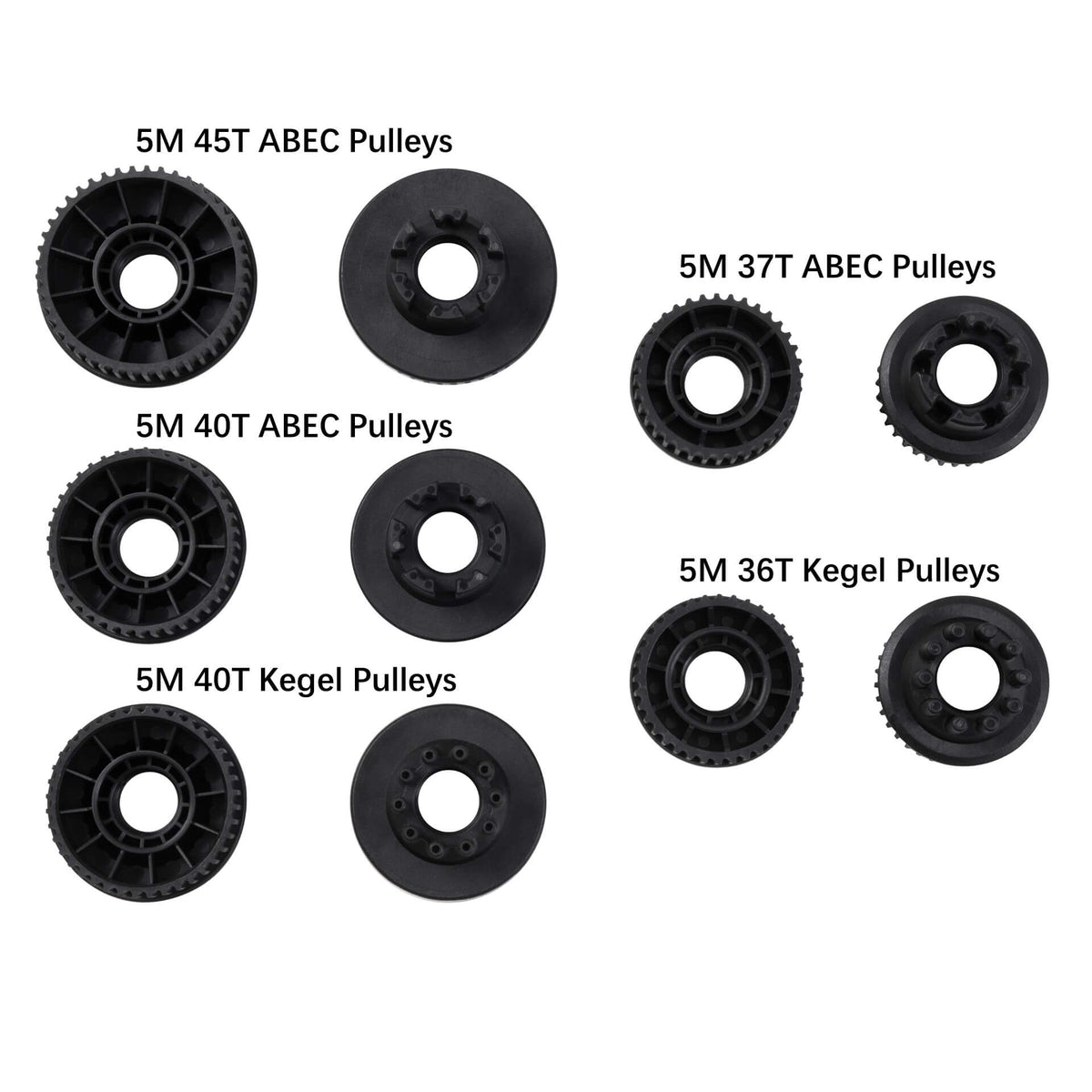 Tynee Board ABEC Pulleys Kegel Pulleys